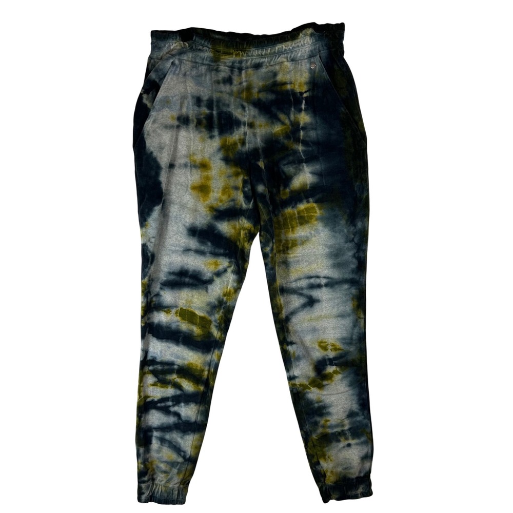 AllSaints Pippa Tie Dye Sweatpants Black Gray Green Joggers WP008W Womens 4